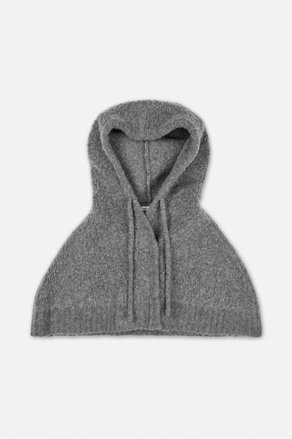 Sinika - Sheep knit hood I Grey melange 2 - Rabens Saloner