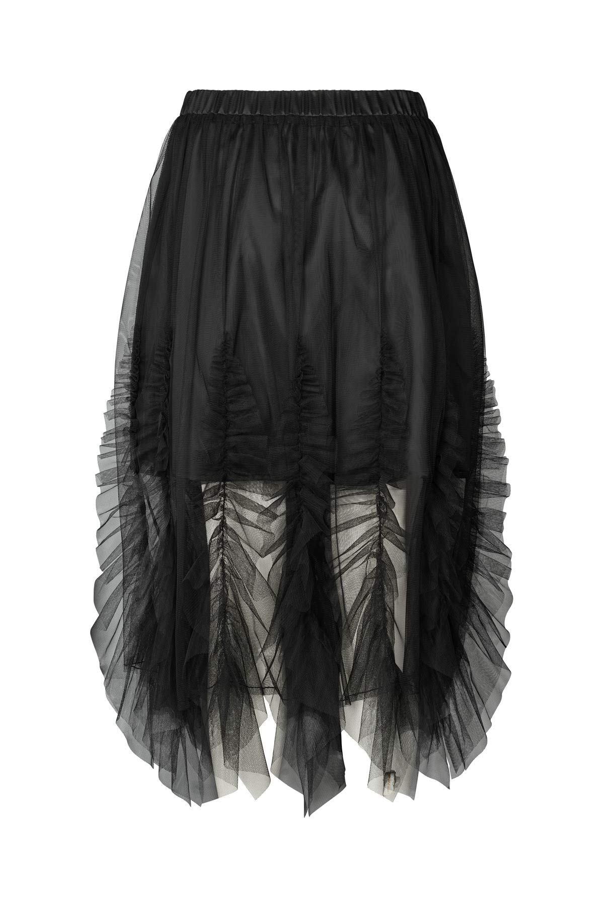 Glenda - Frilly tulle skirt I Black 12 - Rabens Saloner