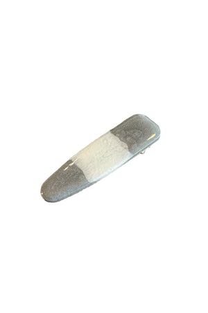 Hair Clip - Zia I Grey Stripe Grey Stripe O/S 1 - Rabens Saloner
