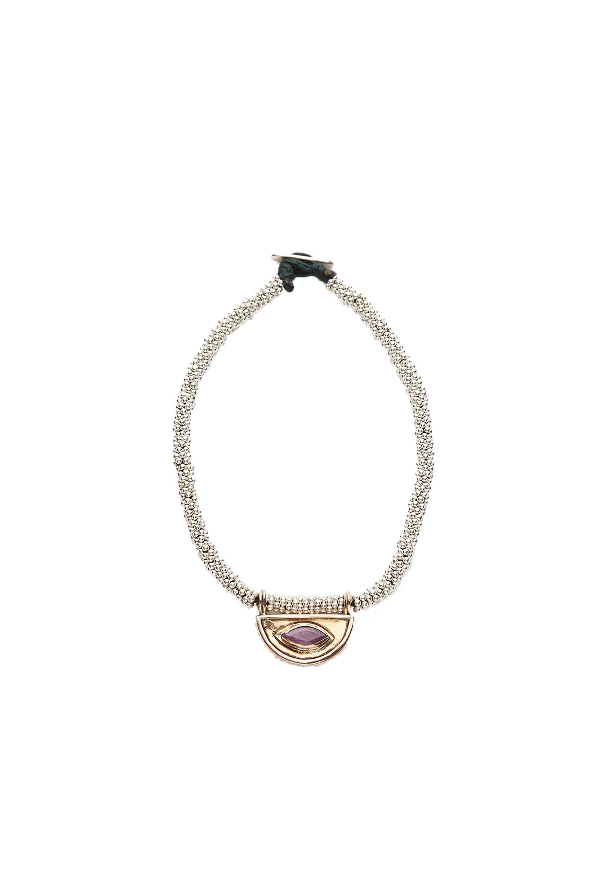 Nafsu - Bead bracelet w/ruby eye 1 - Rabens Saloner