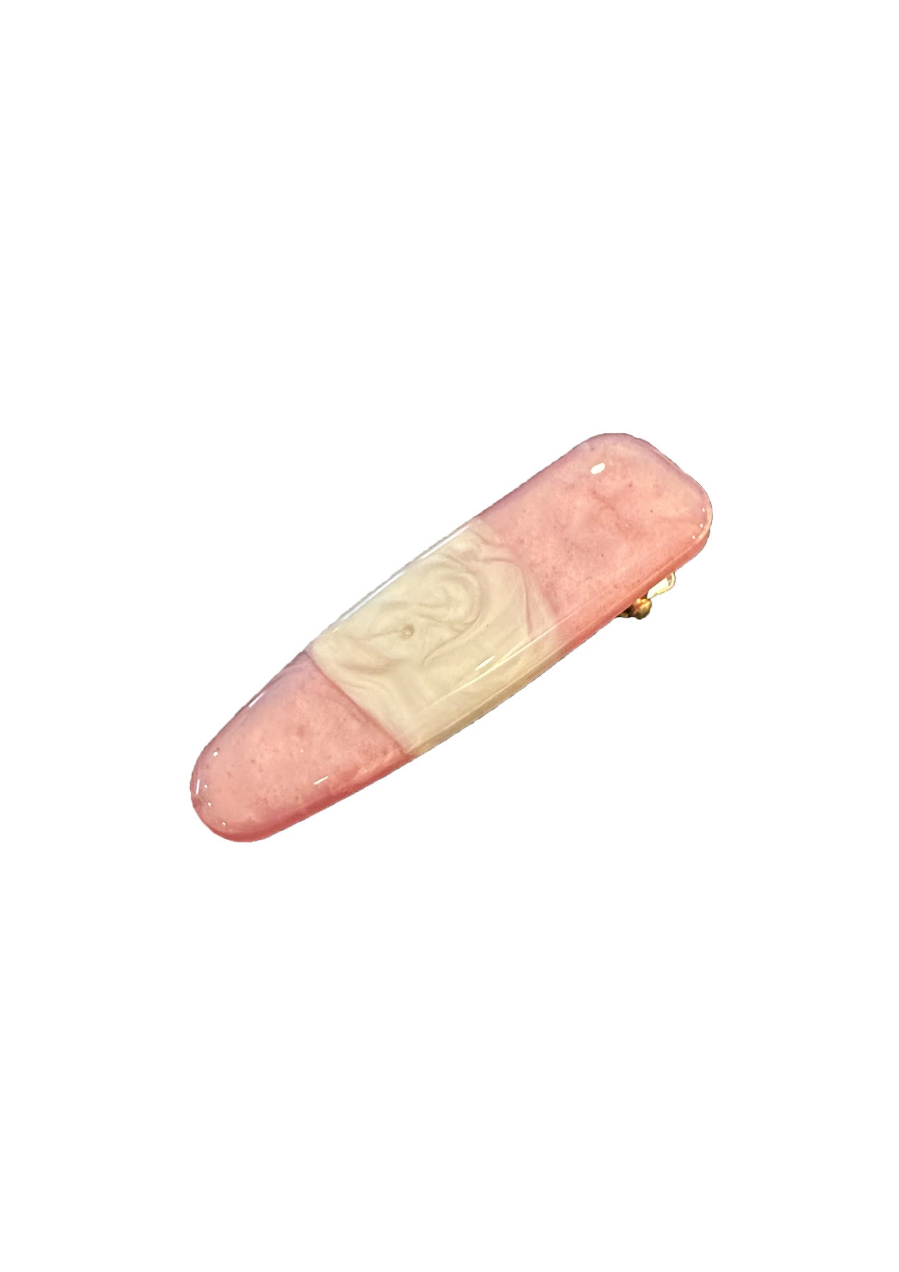 Hair Clip - Zia I Light Pink Stripe Light Pink Stripe O/S 1 - Rabens Saloner