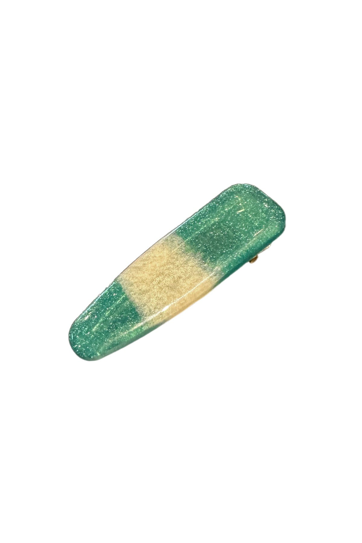 Hair Clip - Zia I Turquoise Stripe 1 - Rabens Saloner