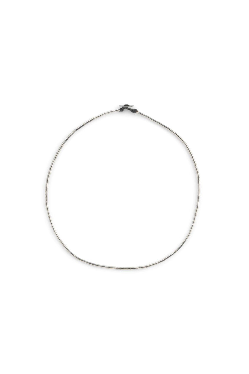 Nafsu - Tube bead silver necklace I 42 cm SILVER O/S  1 - Rabens Saloner