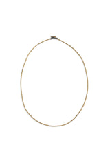 Nafsu - Tube bead golden necklace I 60 cm GOLD PLATED O/S  1 - Rabens Saloner