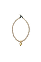 Nafsu - Bead bracelet w/gold pendant Silver O/S  3 - Rabens Saloner