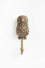 Owl brass hook - Hook 16 cm I Matte brass Matte brass L: 16 cm B: 6 cm  4 - Rabens Saloner