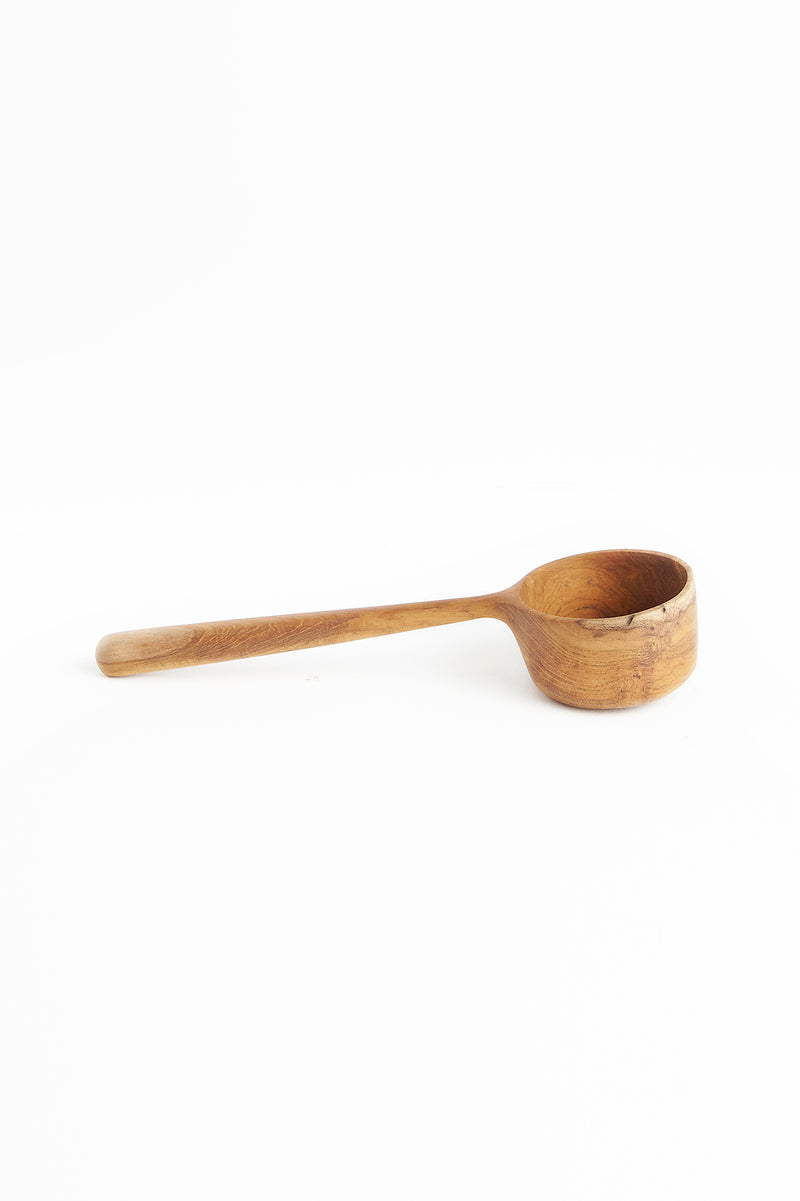 ELDA - Teak wood serving spoon Wood 16 CM  1 - Rabens Saloner