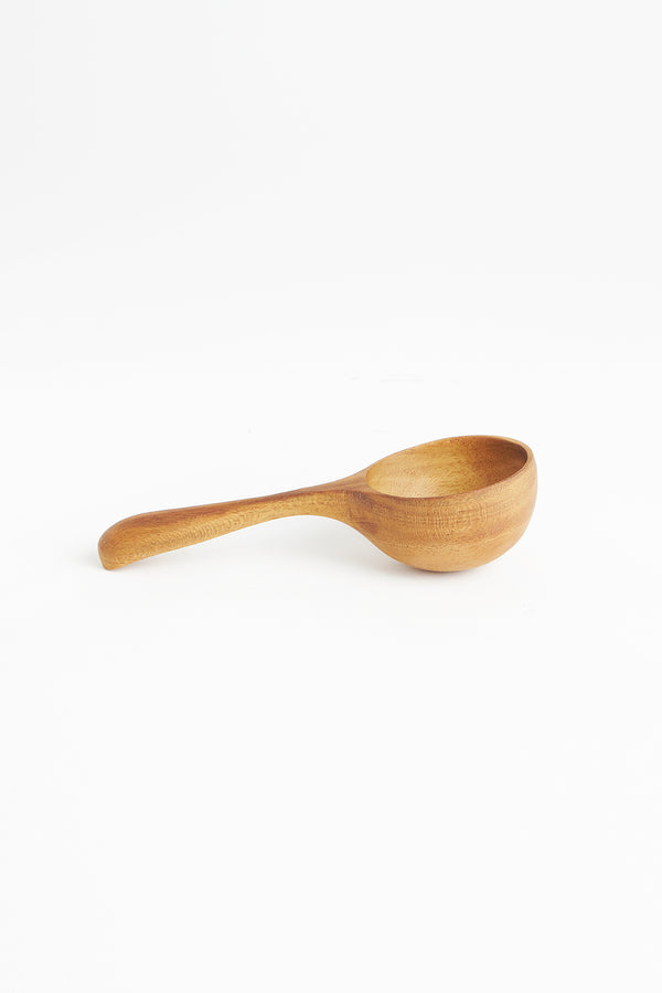 SORIA - Teak wood serving spoon Wood 12 CM  1 - Rabens Saloner