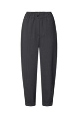 Francine - Light tailoring casual pants I Grey Grey XS  4 - Rabens Saloner