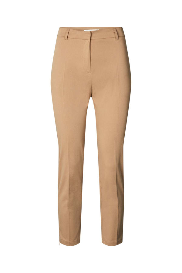 Nina - Canopy relaxed fit pant TOBACCO XS  1 - Rabens Saloner