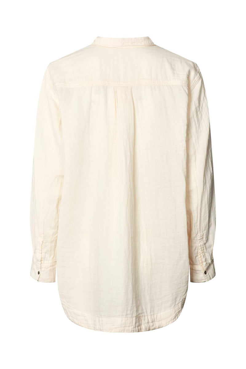 Besime - Cotton dbl shirt I Indigo    10 - Rabens Saloner