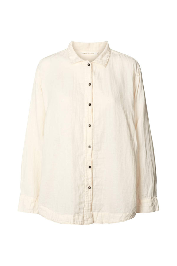 Besime - Cotton dbl shirt I Lychee    1 - Rabens Saloner