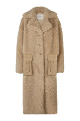 Beryl - Curly fur coat I Natural Natural XS/S  5 - Rabens Saloner