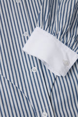 Calya - Monogram os shirt dress I Indigo stripe    6 - Rabens Saloner