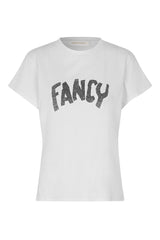 Ambla - Fancy t shirt I Chalk Chalk XS  4 - Rabens Saloner