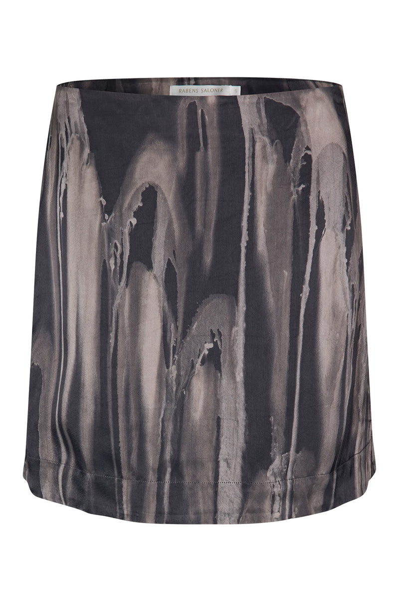 Azalea - Mottled short skirt Grey combo XS  5 - Rabens Saloner