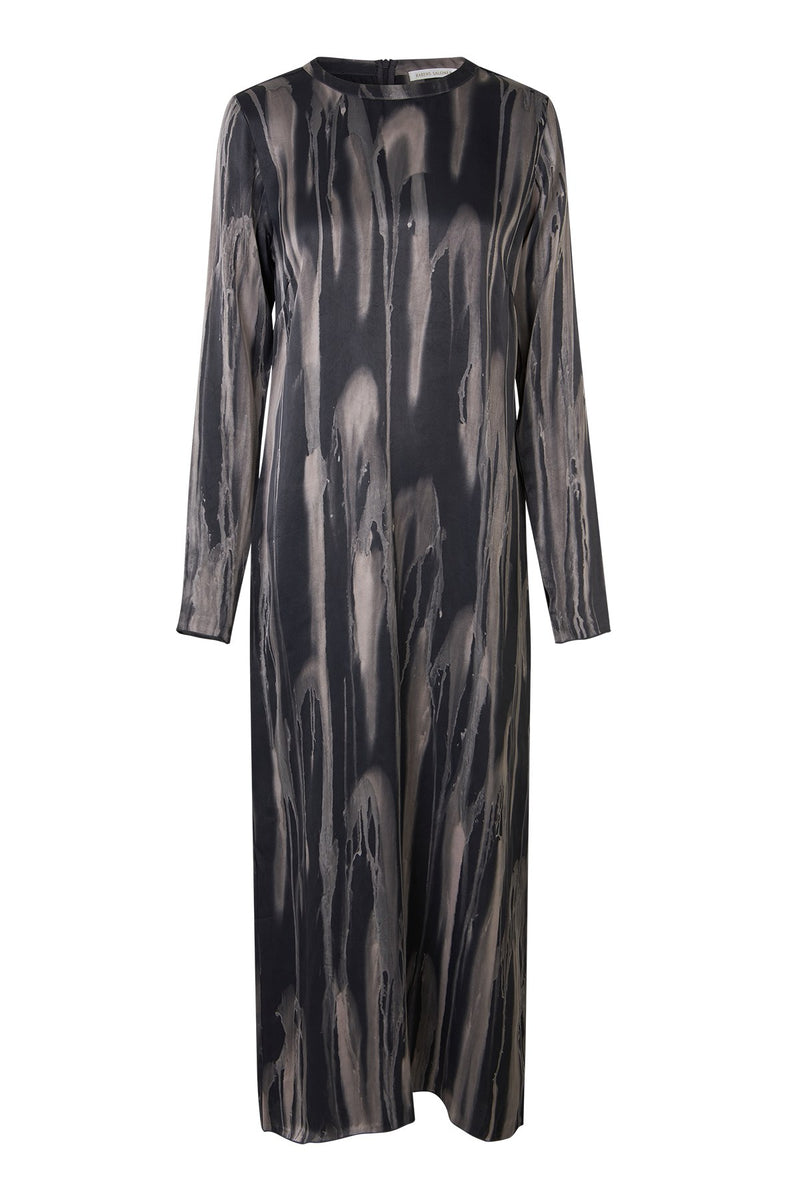 Janna - Mottled tube dress I Grey combo Grey combo XS  4 - Rabens Saloner