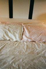 Marbled pillow sham - Pillow sham 50x70 cm I Ivory
