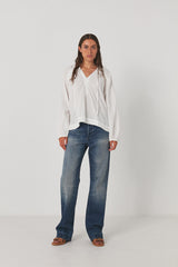 Roxy - Cotton blouse I Mist