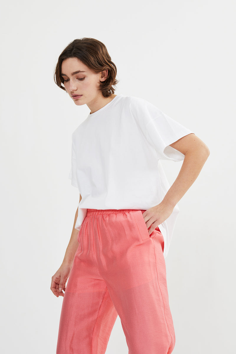 Margot - Mimic Solid cropped T-shirt