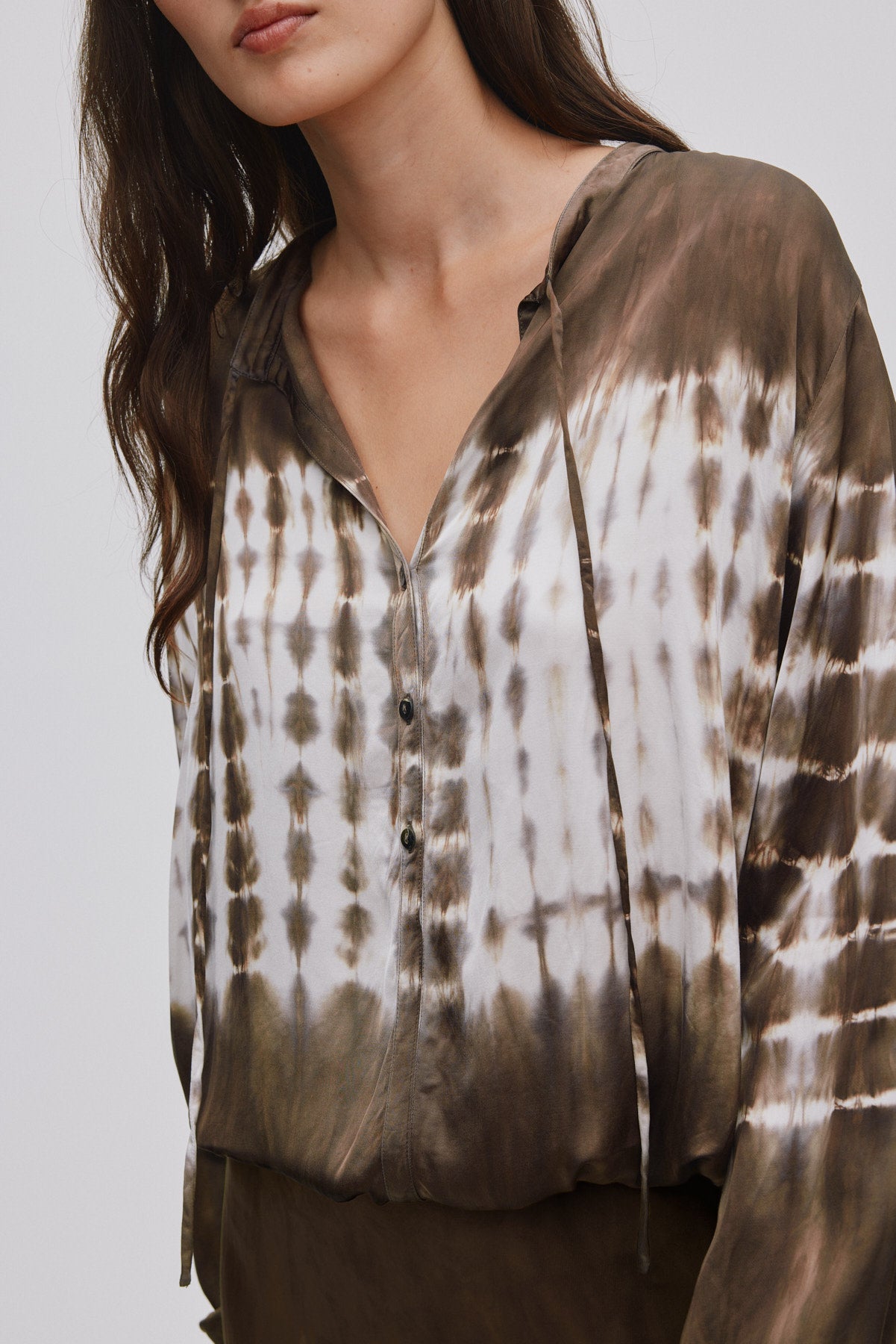 Ira - Frequency tie shirt I Dry mocca combo 4 - Rabens Saloner