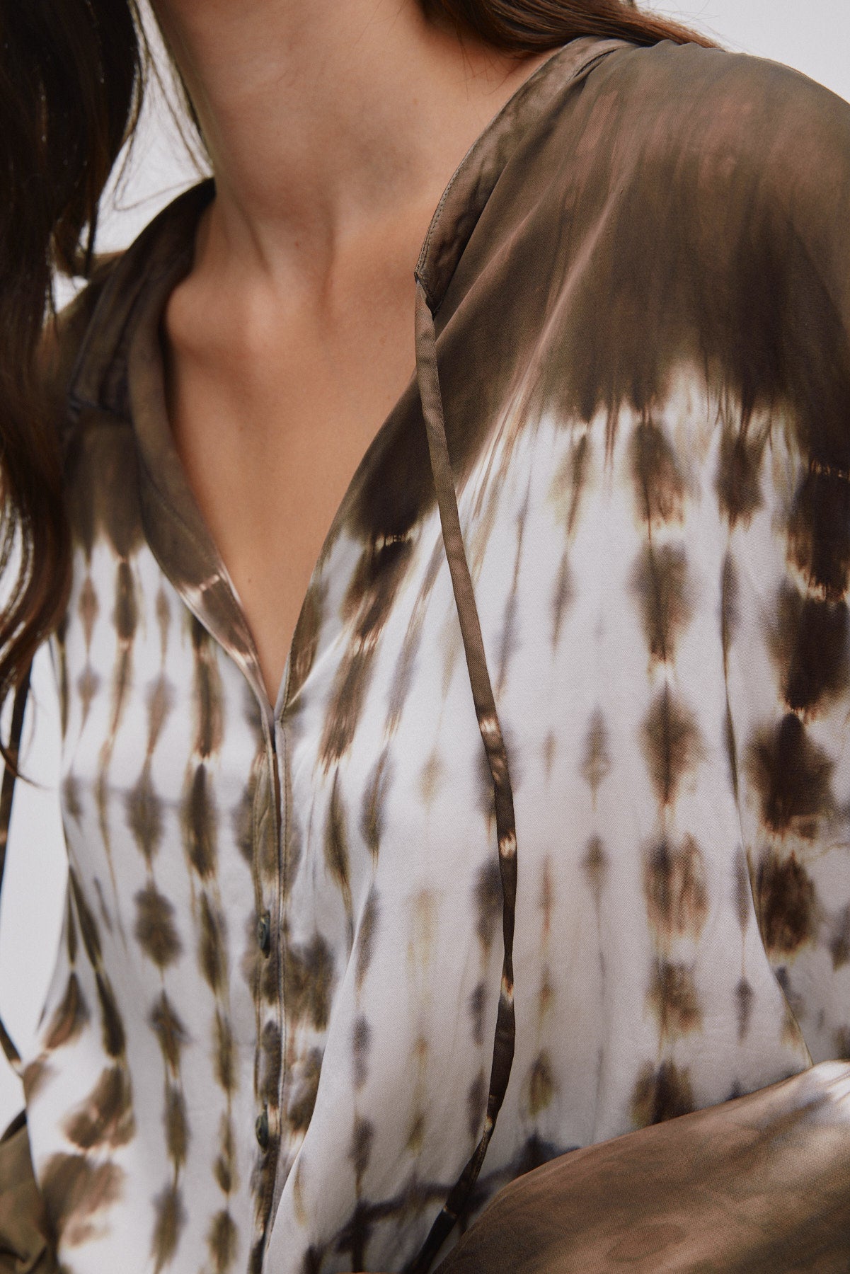 Ira - Frequency tie shirt I Dry mocca combo 6 - Rabens Saloner