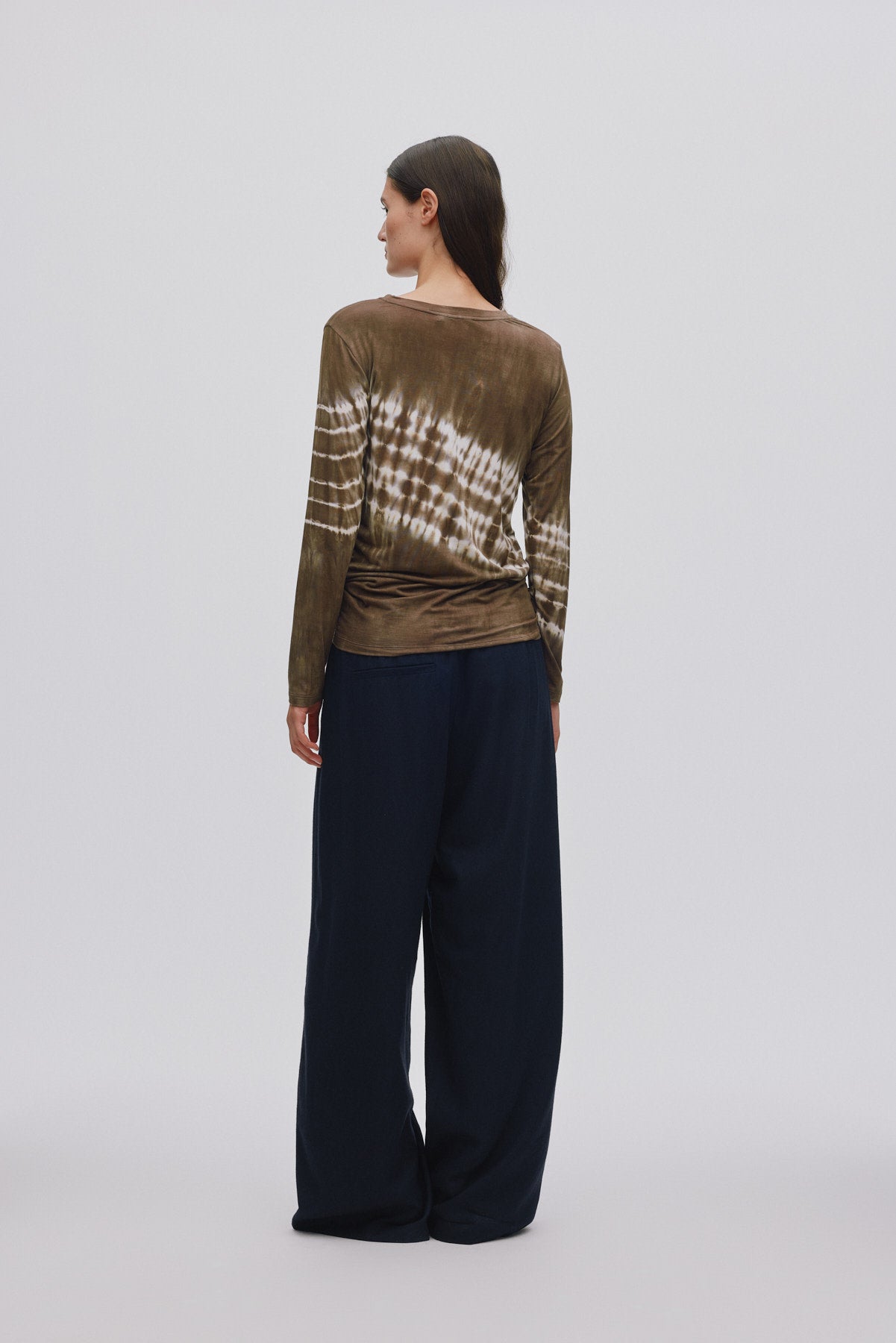 Xenia - Frequency long sleeve t-shirt I Dry mocca combo 3 - Rabens Saloner