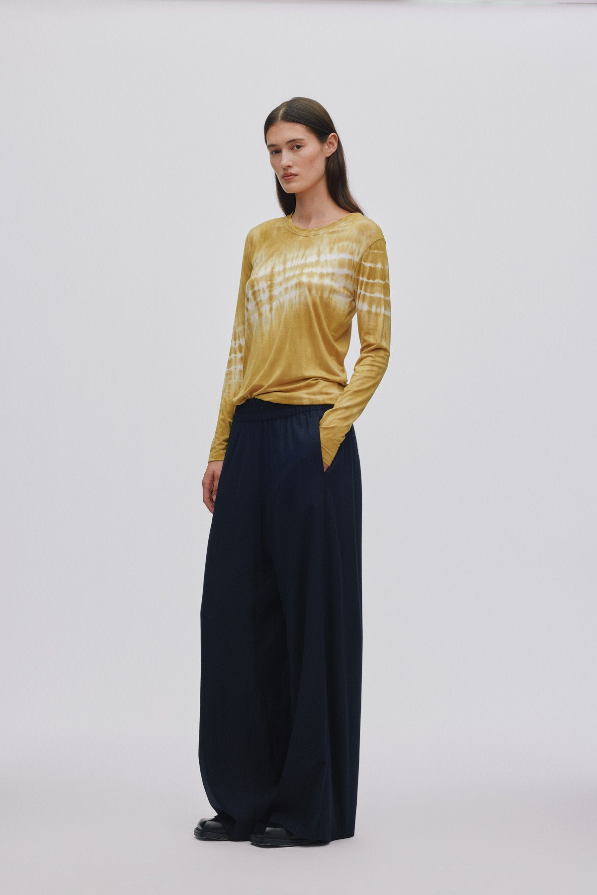Xenia - Frequency long sleeve t-shirt I Golden combo 2 - Rabens Saloner