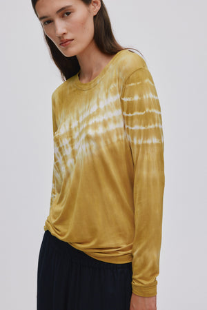 Xenia - Frequency long sleeve t-shirt I Golden combo Golden combo XS 5 - Rabens Saloner