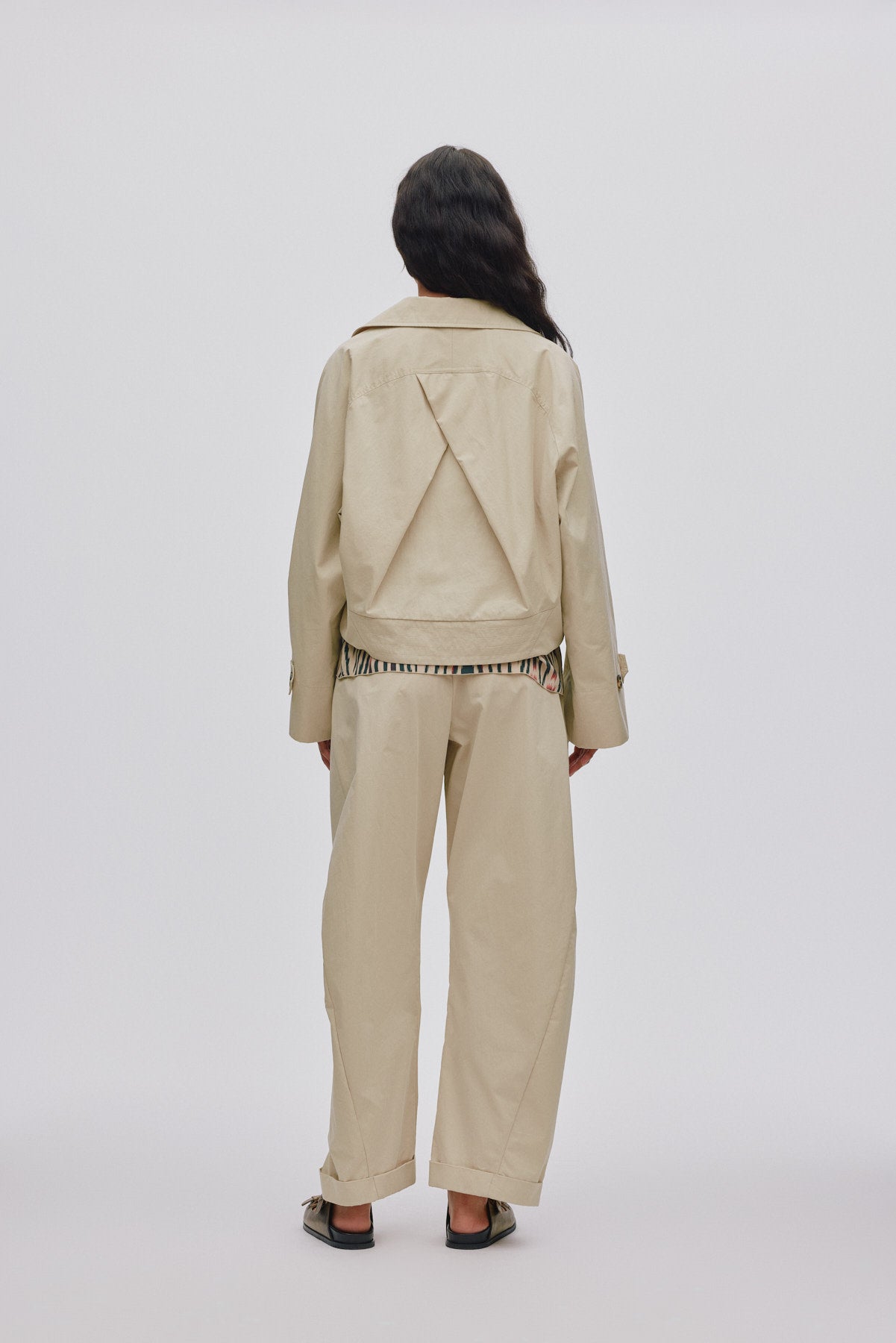 Tilla - Light fusion jacket I Sand 3 - Rabens Saloner