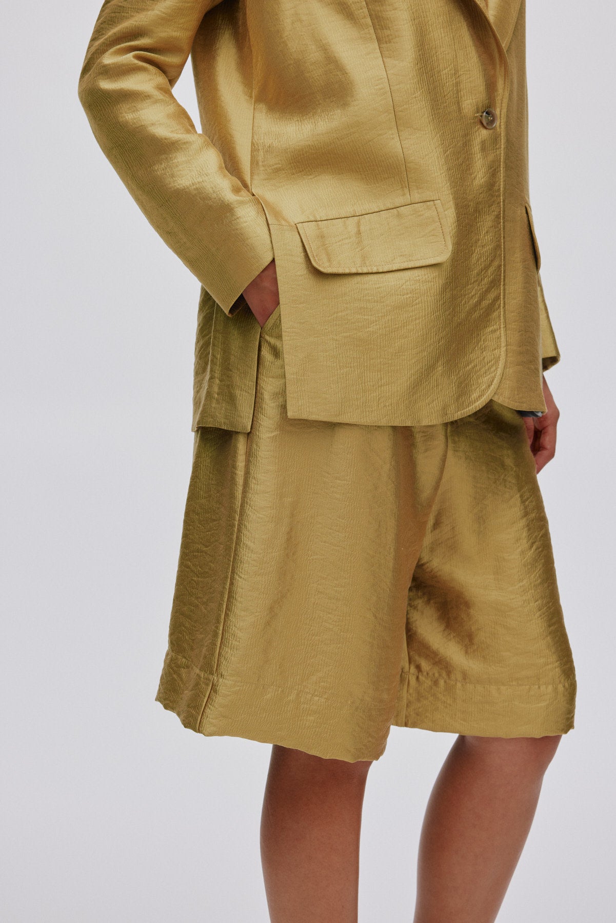 Alona - Woven gold jacket I Gold 5 - Rabens Saloner