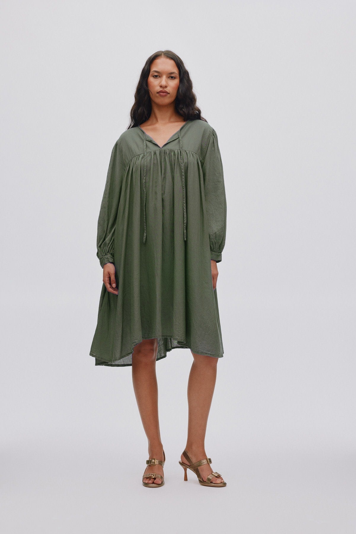 Elda - Cotton full sleeve dress I Macadan Macadan XS 1 - Rabens Saloner