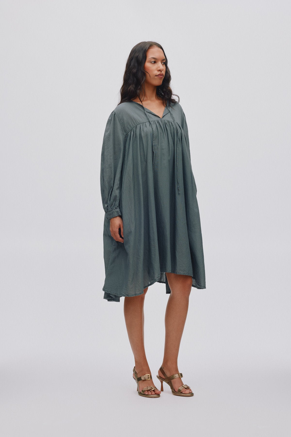 Elda - Cotton full sleeve dress I Macadan 2 - Rabens Saloner
