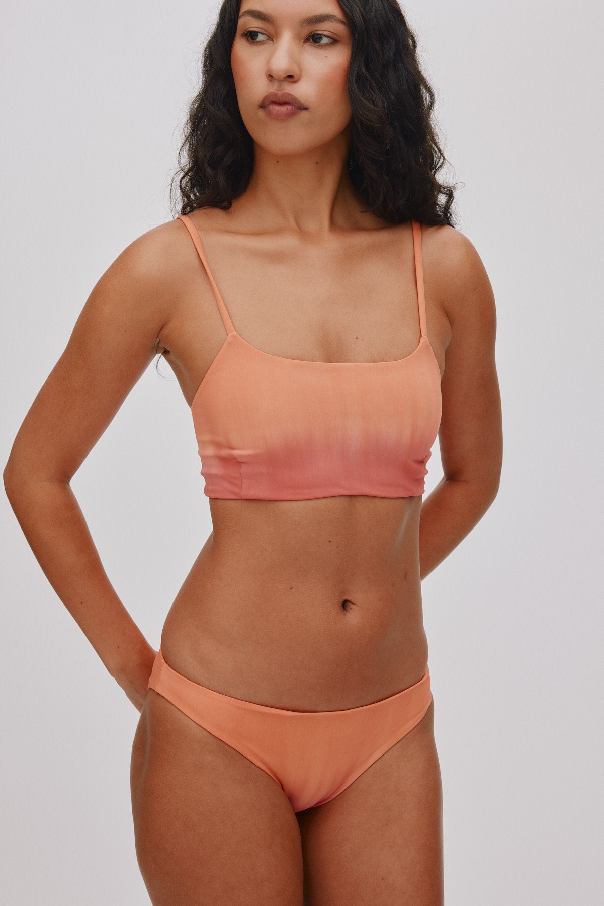 Rudy - Fusion bandeau string top I Citrus lilac 5 - Rabens Saloner