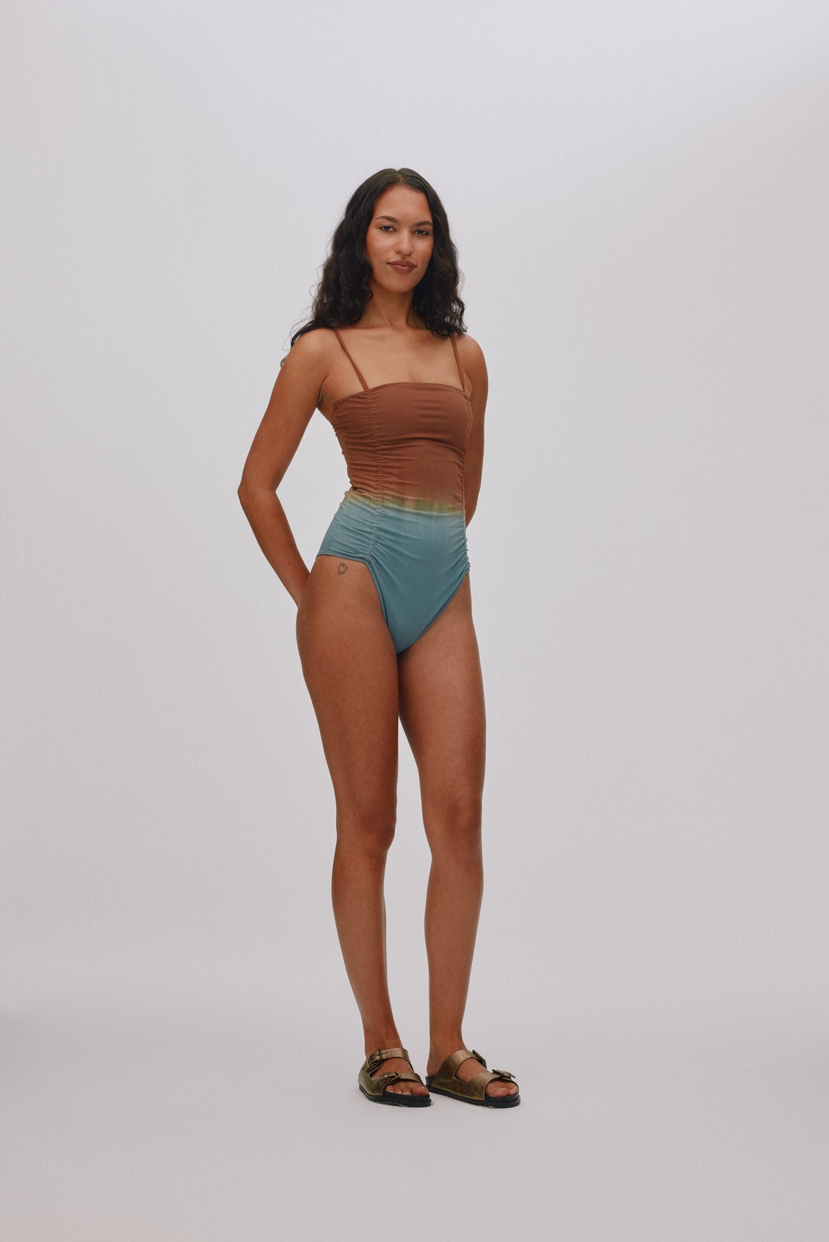 Sali - Fusion swimsuit I Citrus lilac 3 - Rabens Saloner