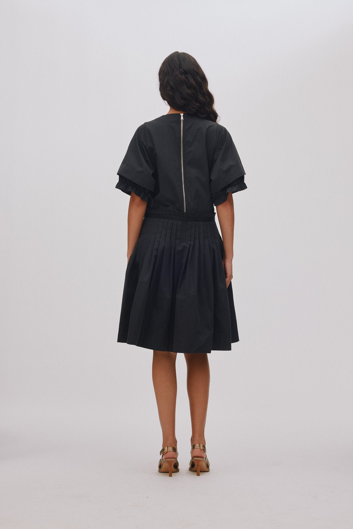 Telma - Light fusion dress I Caviar Black 3 - Rabens Saloner