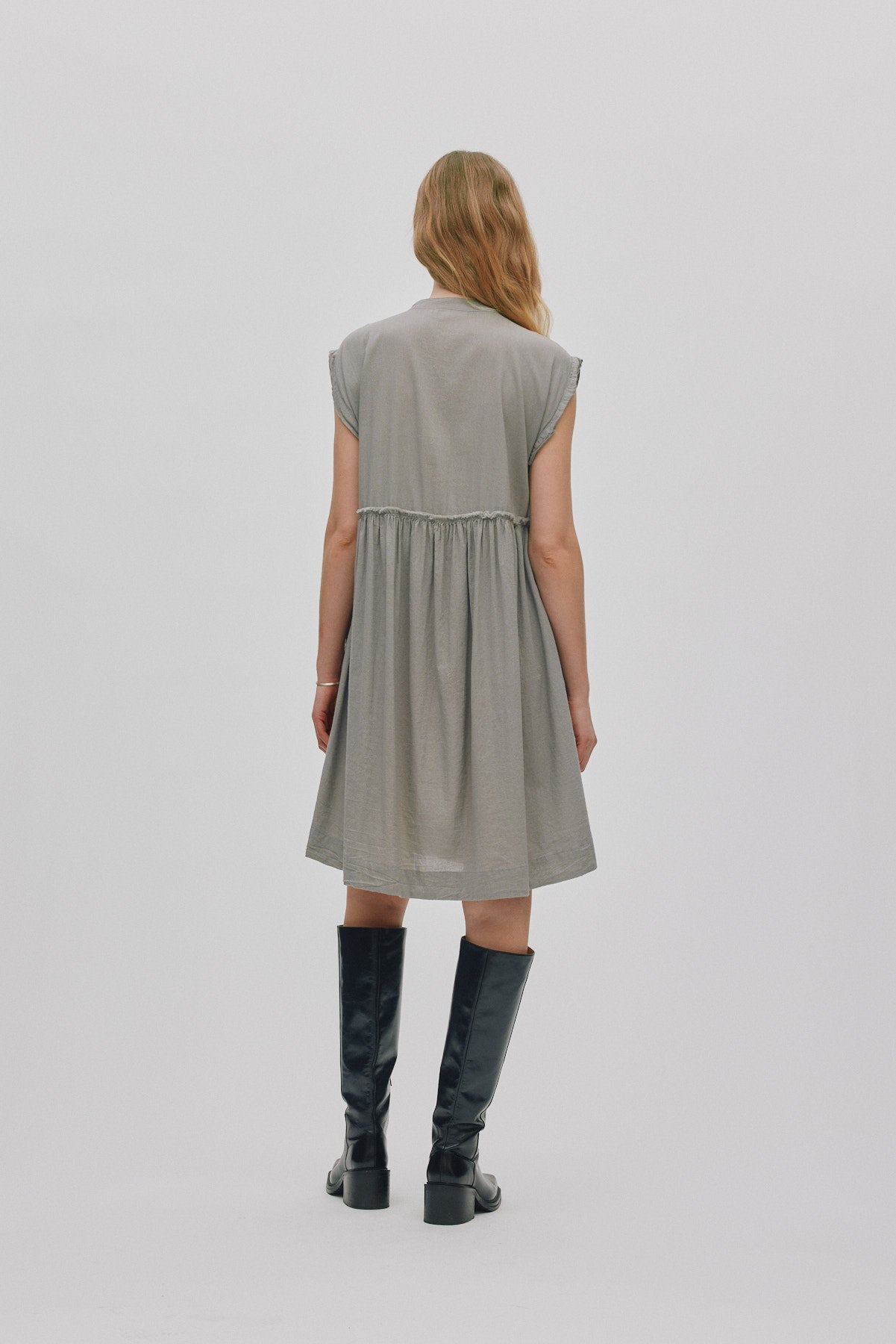 Devina - Cotton dress I Black 5 - Rabens Saloner