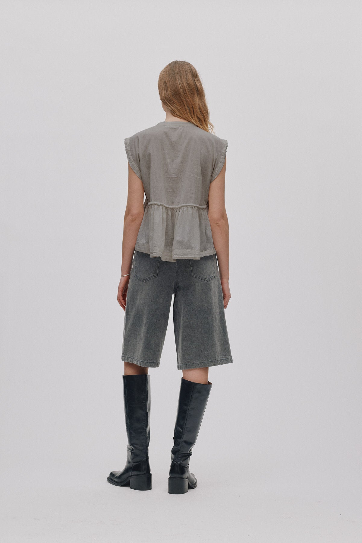 Deona - Cotton blouse I Black 5 - Rabens Saloner