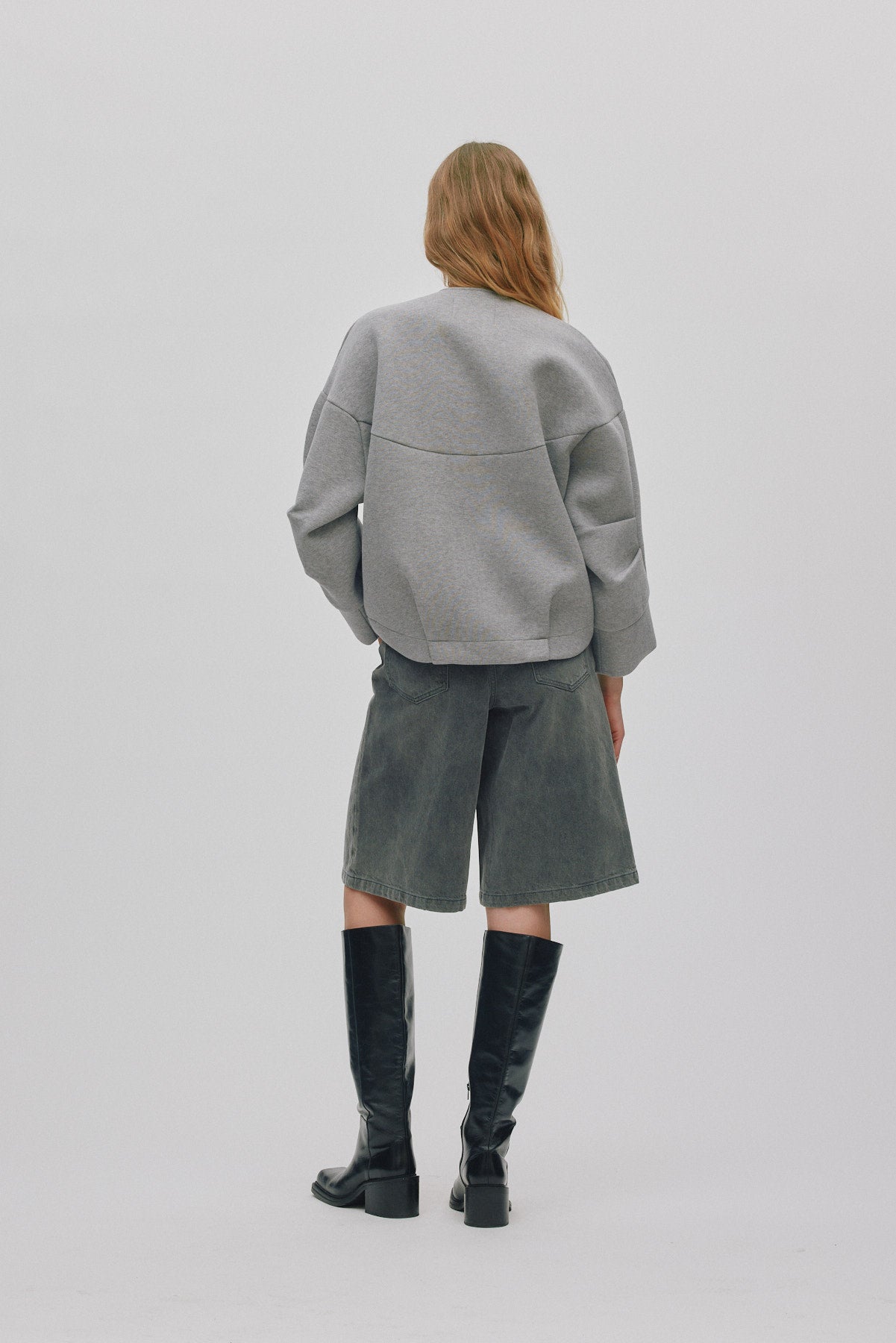 Glod - Varsity jacket I Grey melange 3 - Rabens Saloner