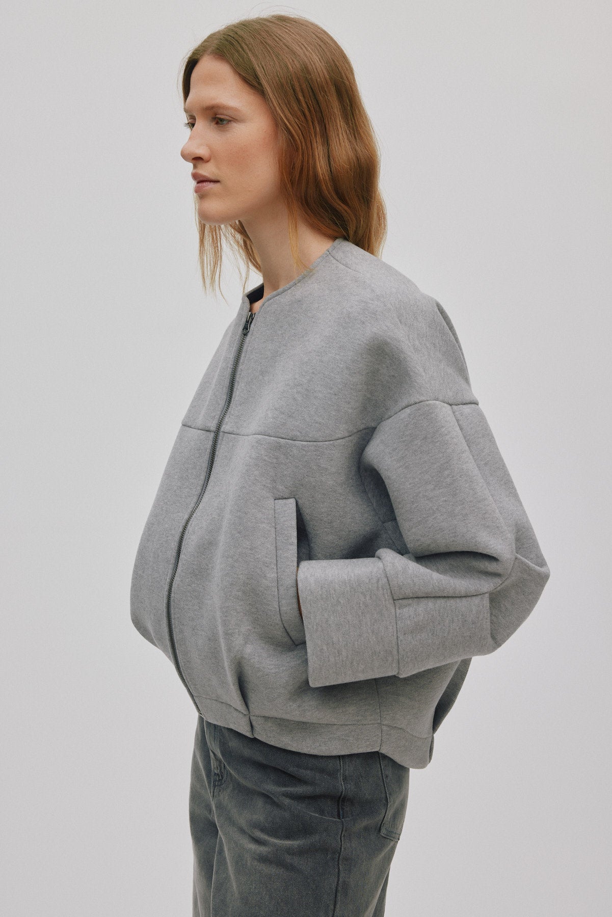 Glod - Varsity jacket I Grey melange 4 - Rabens Saloner