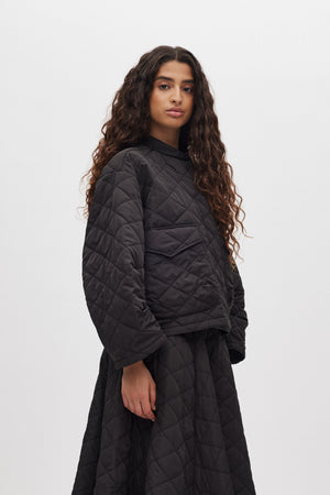 Rhea - Tech quilt jacket I Black Black XS/S 1 - Rabens Saloner