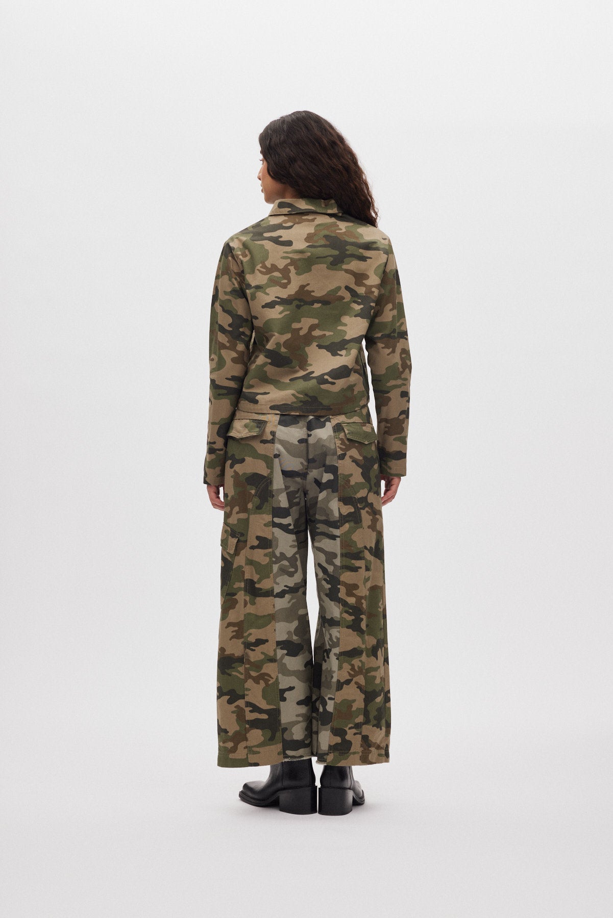 Aleksandra - Camo patchwork jacket I Camo combo 3 - Rabens Saloner