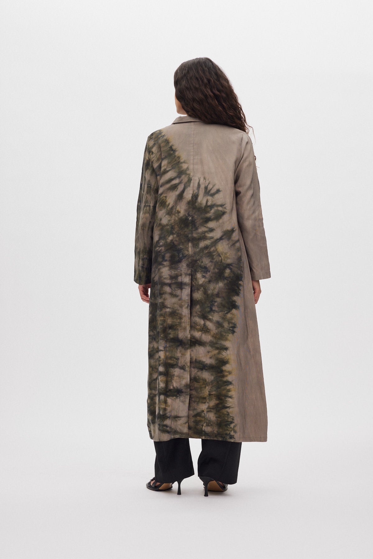 Celine - Lava long coat I Grey green combo 4 - Rabens Saloner