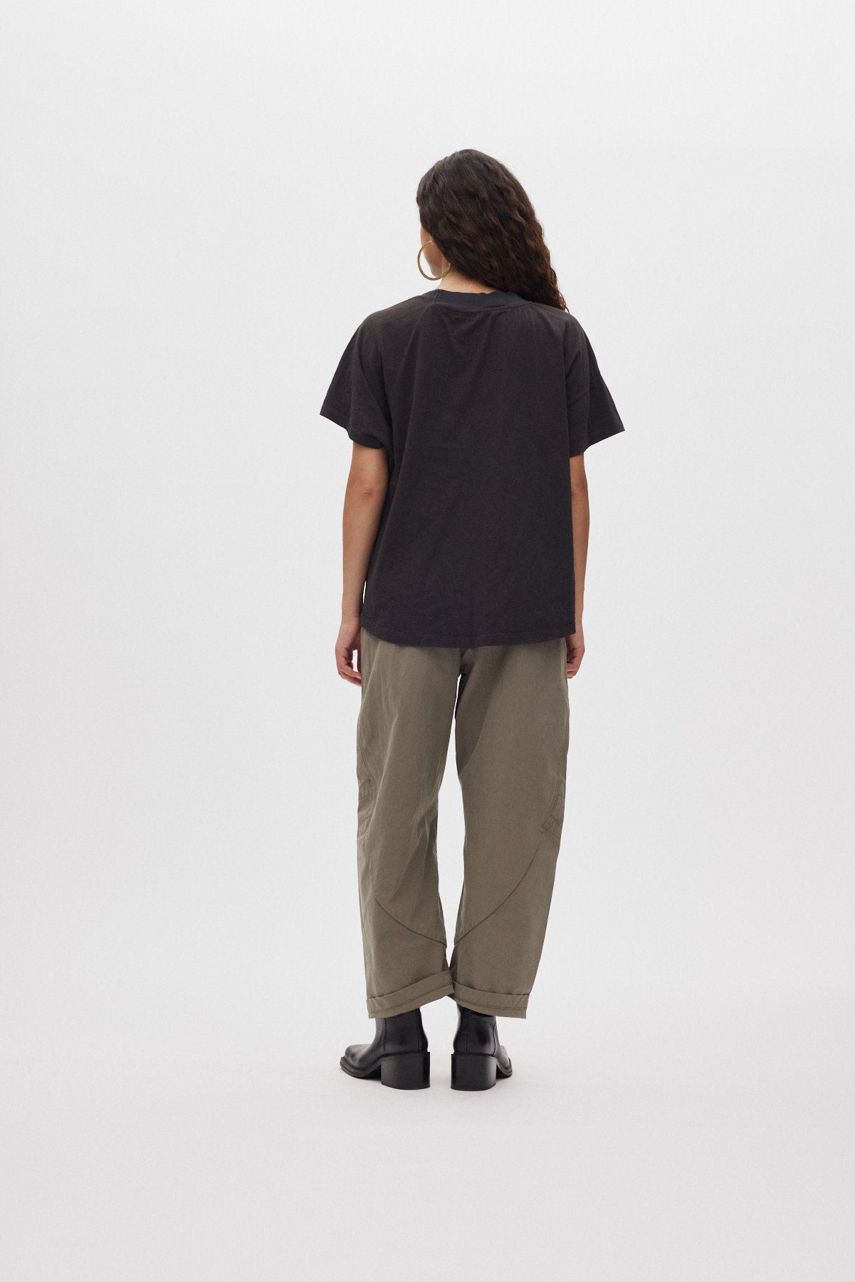 October - Utility shaped pants I Asphalt 3 - Rabens Saloner