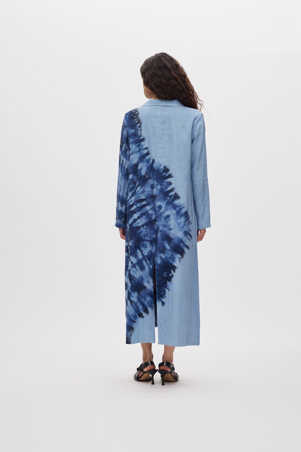Celine - Lava long coat I Blue combo 3 - Rabens Saloner