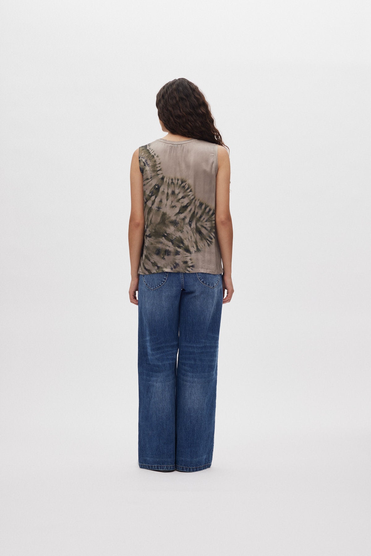Dalia - Denim retro fit pants I Dark indigo 3 - Rabens Saloner