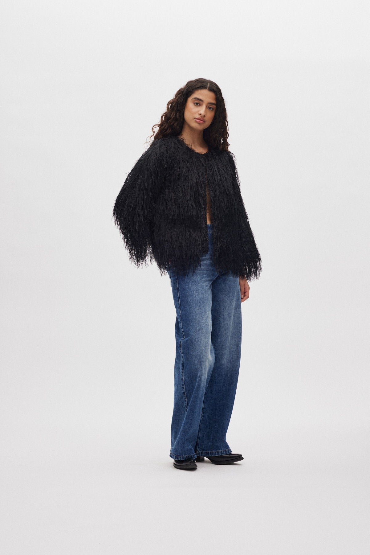 Safi- Plume blouse I PRE-ORDER I Black 7 - Rabens Saloner