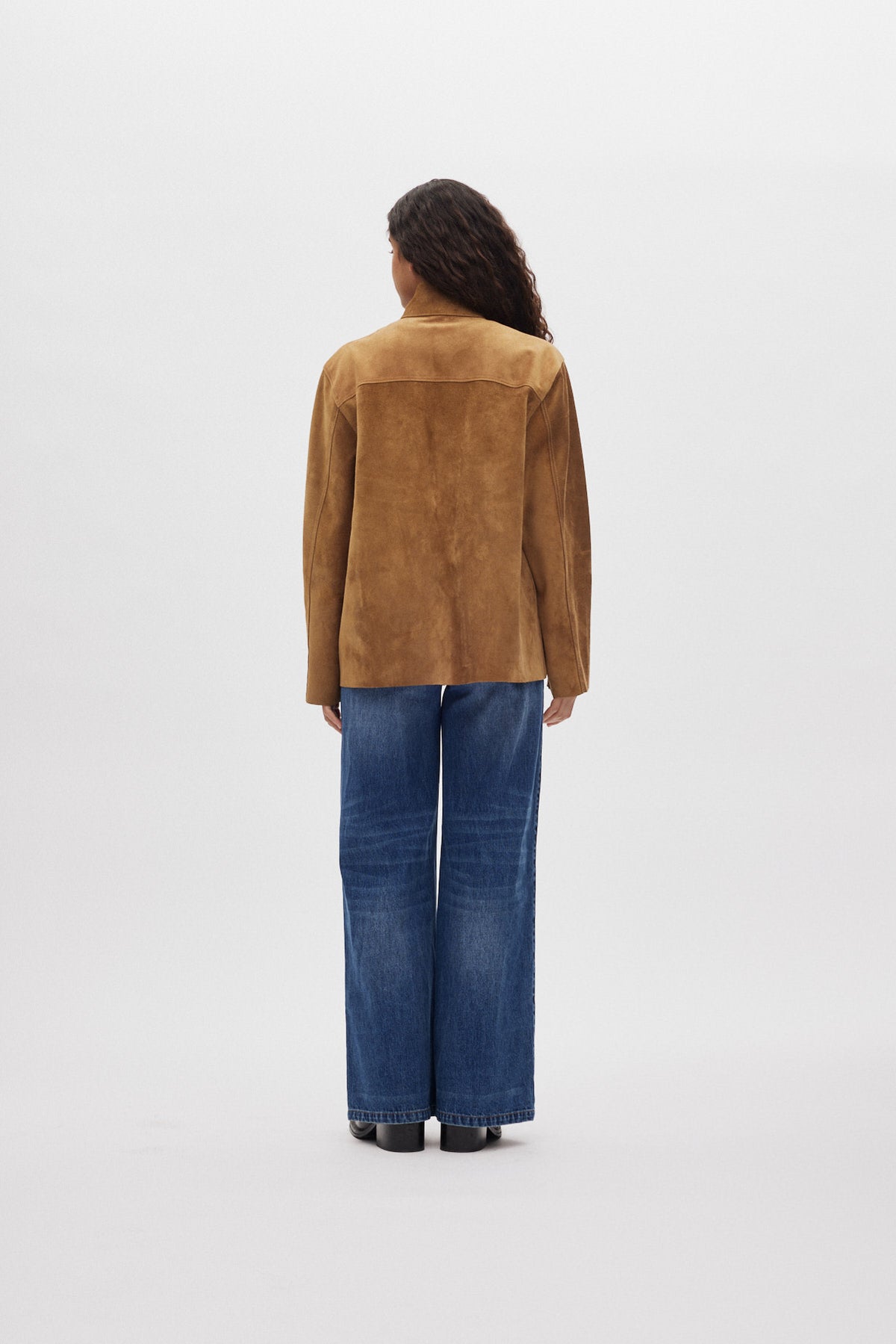Thelma - Heavy suede jacket I Whiskey 3 - Rabens Saloner