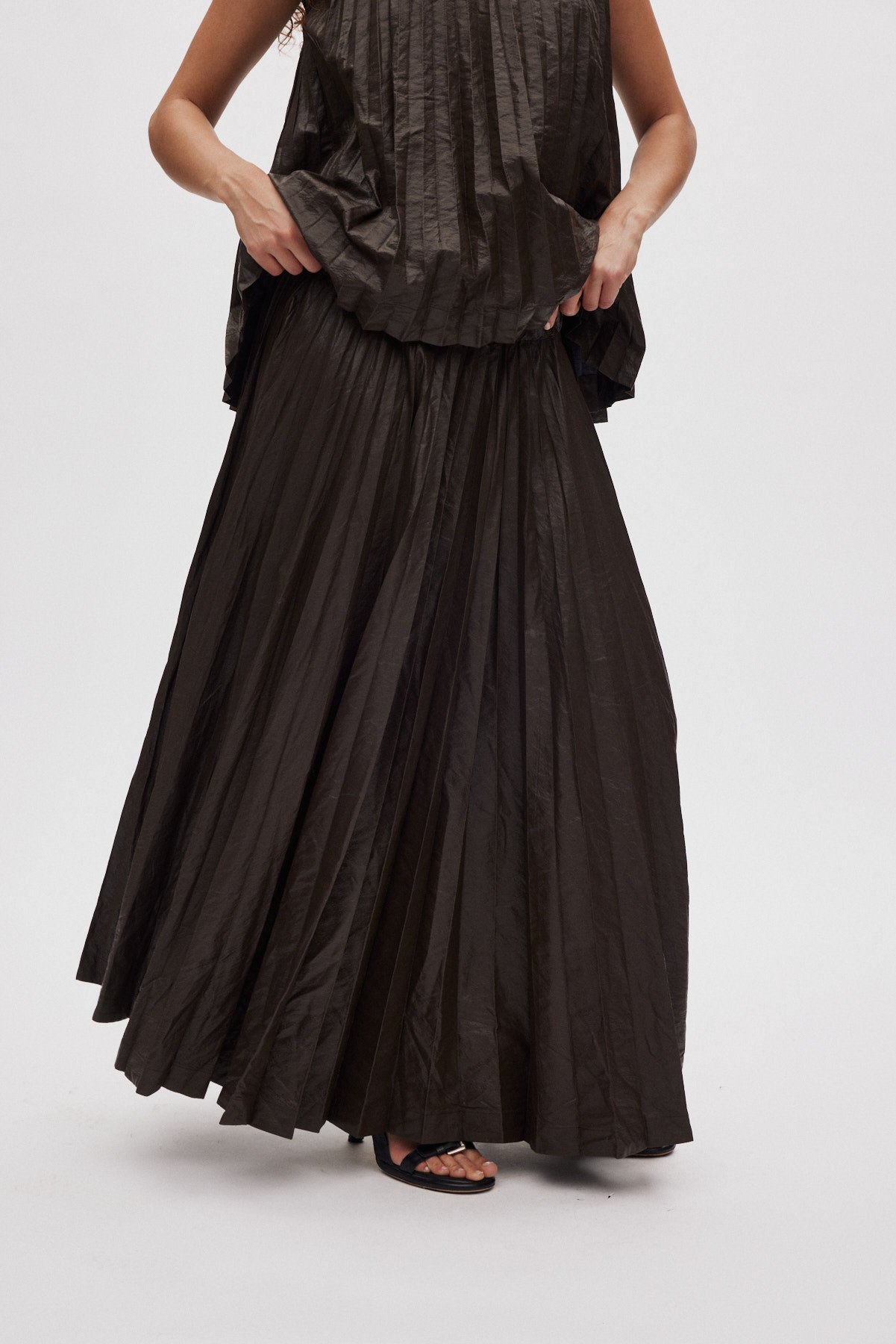 Simonia - Pleats skirt I French toast 2 - Rabens Saloner