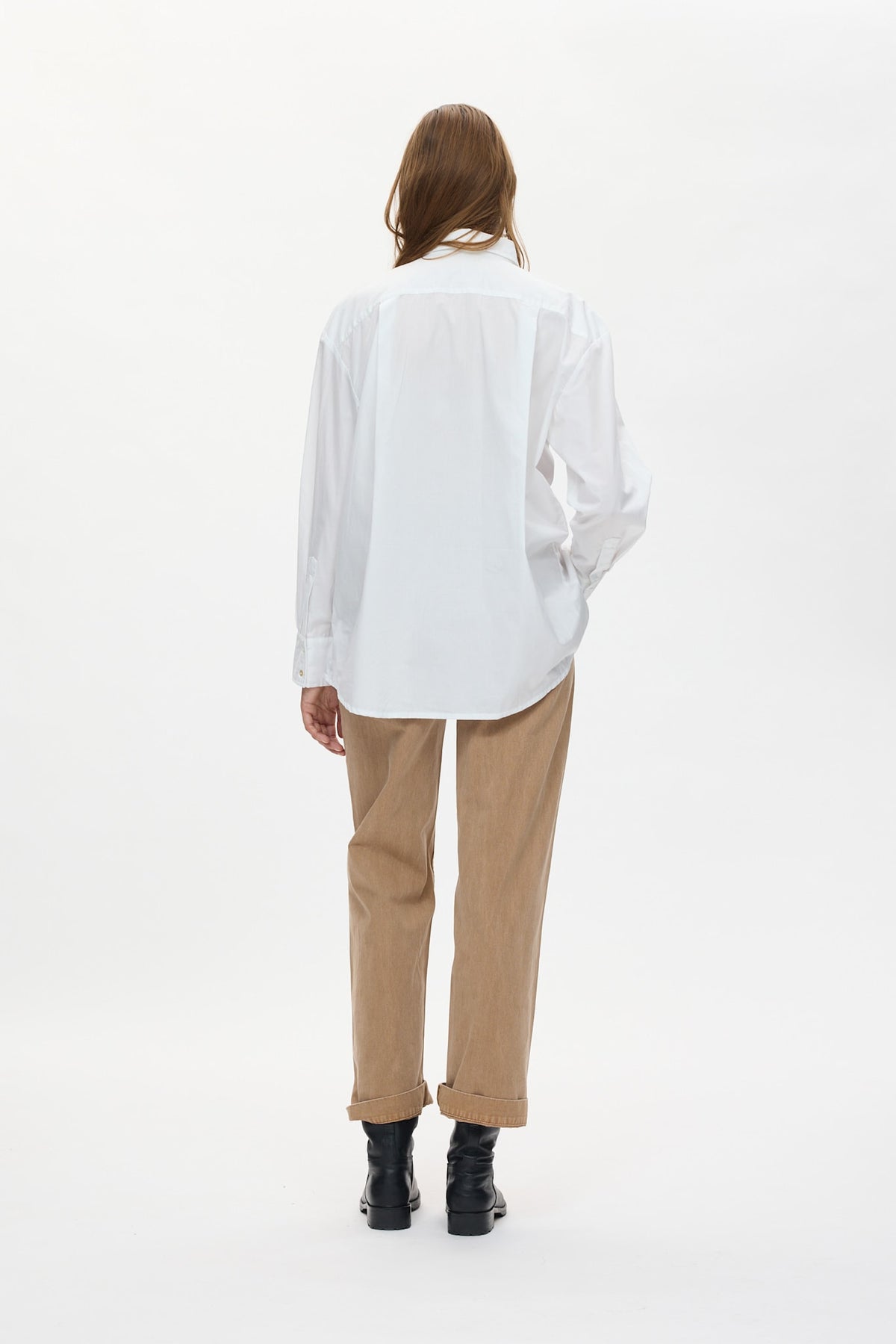 Sabina - Canvas pants I Washed tobacco 7 - Rabens Saloner